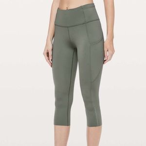 Lululemon Fast & Free Crop II 19”